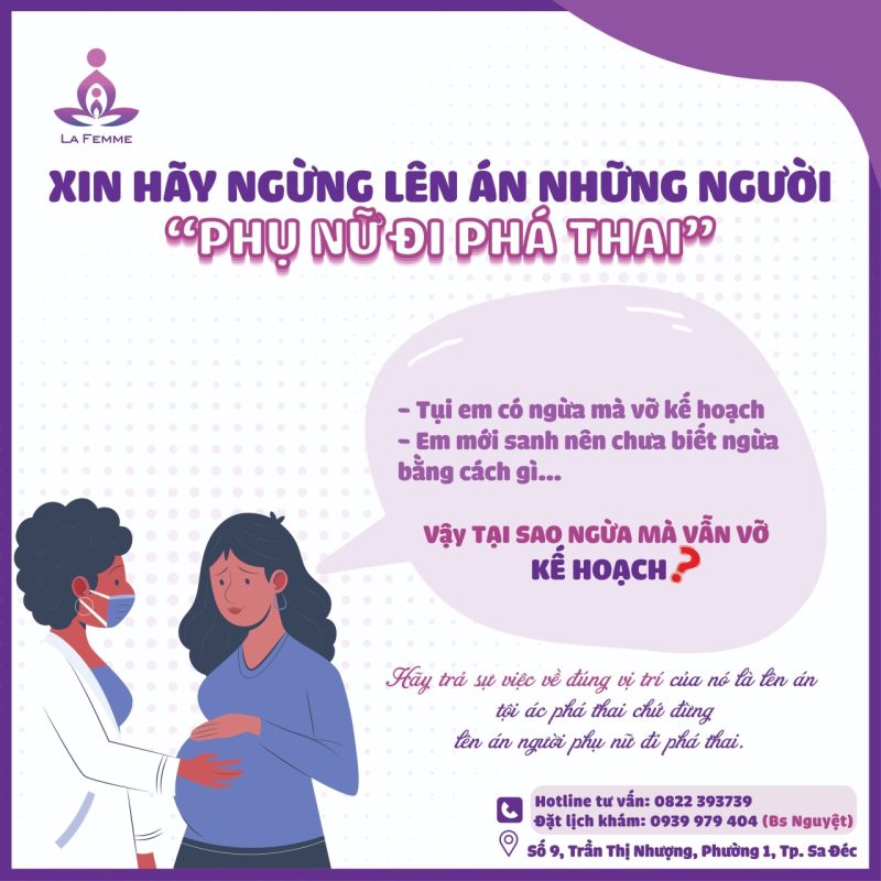 Xin đừng lên án phụ nữ phá thai - PK bác sĩ Nguyệt