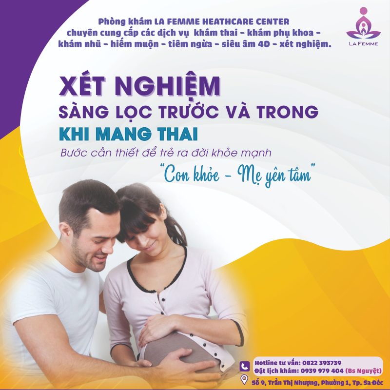 Khám sàng lọc trước và trong khi mang thai