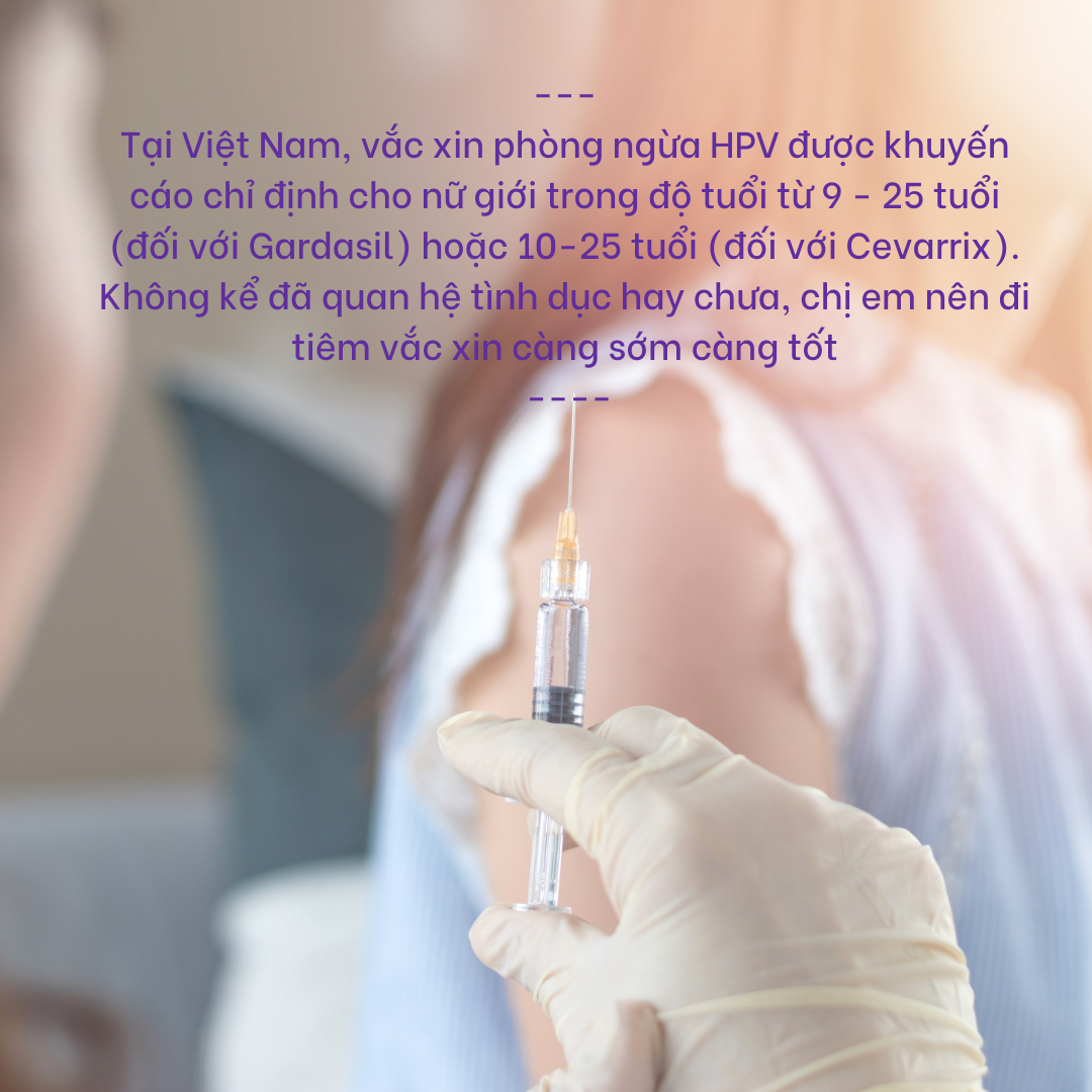 Độ tuổi và đối tượng tiêm phòng vắc-xin HPV