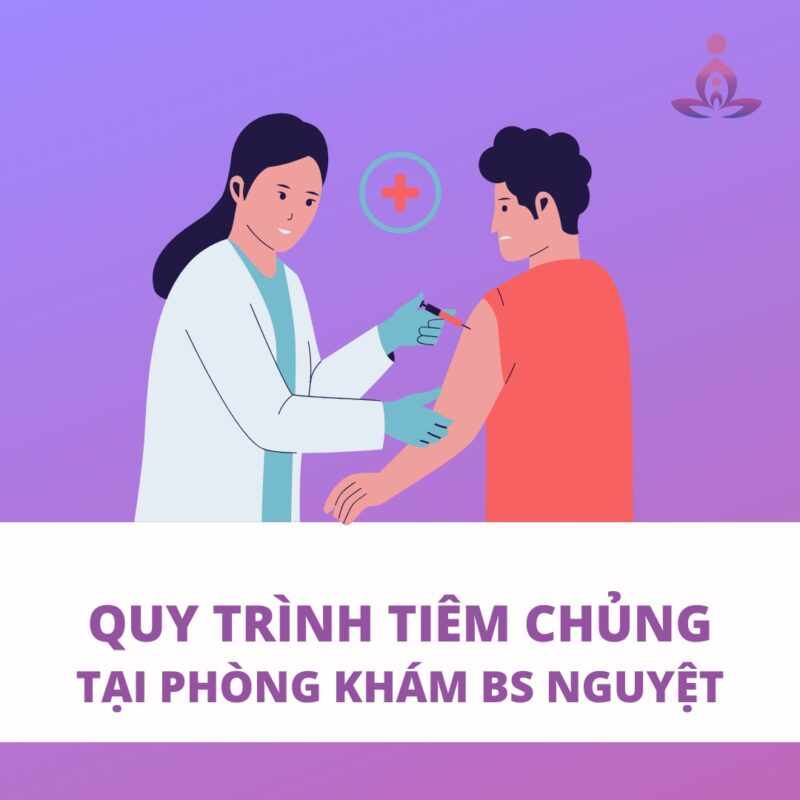 Quy trình tiêm chủng tại phòng khám bs Nguyệt