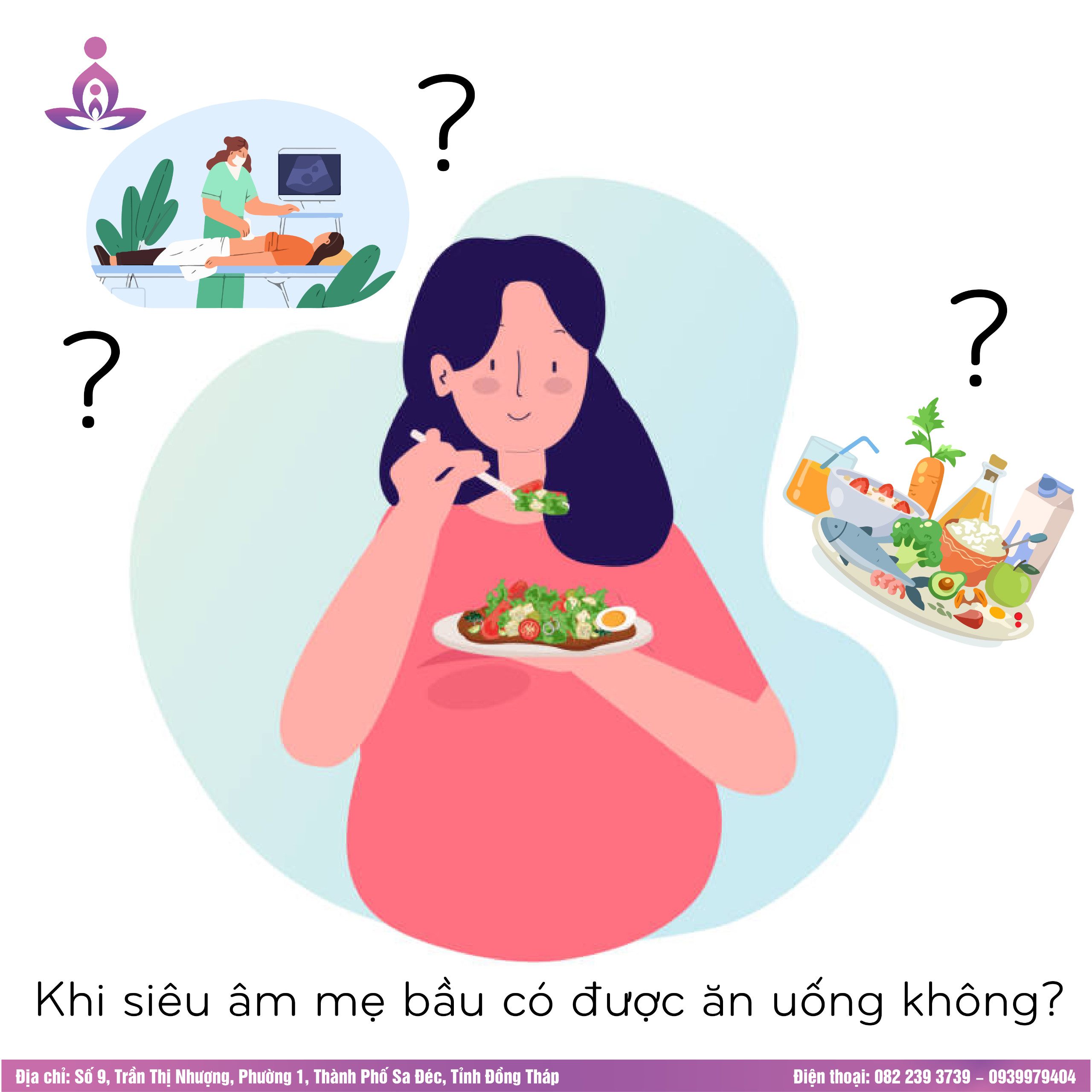 Khi siêu âm có được ăn uống không